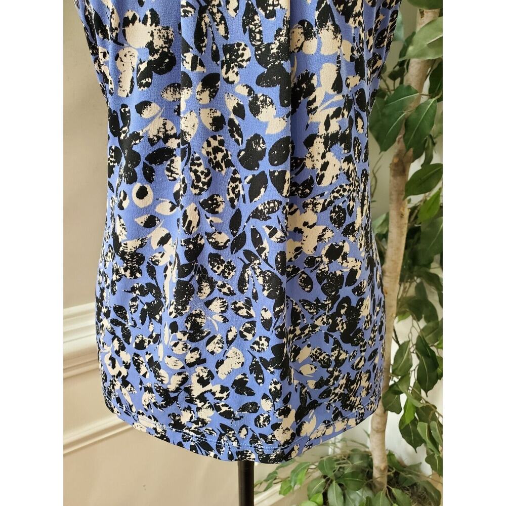 Dana Buchman Womens Purple Polyester Sleeveless V-Neck Top Blouse Size Small - Picture 3 of 11